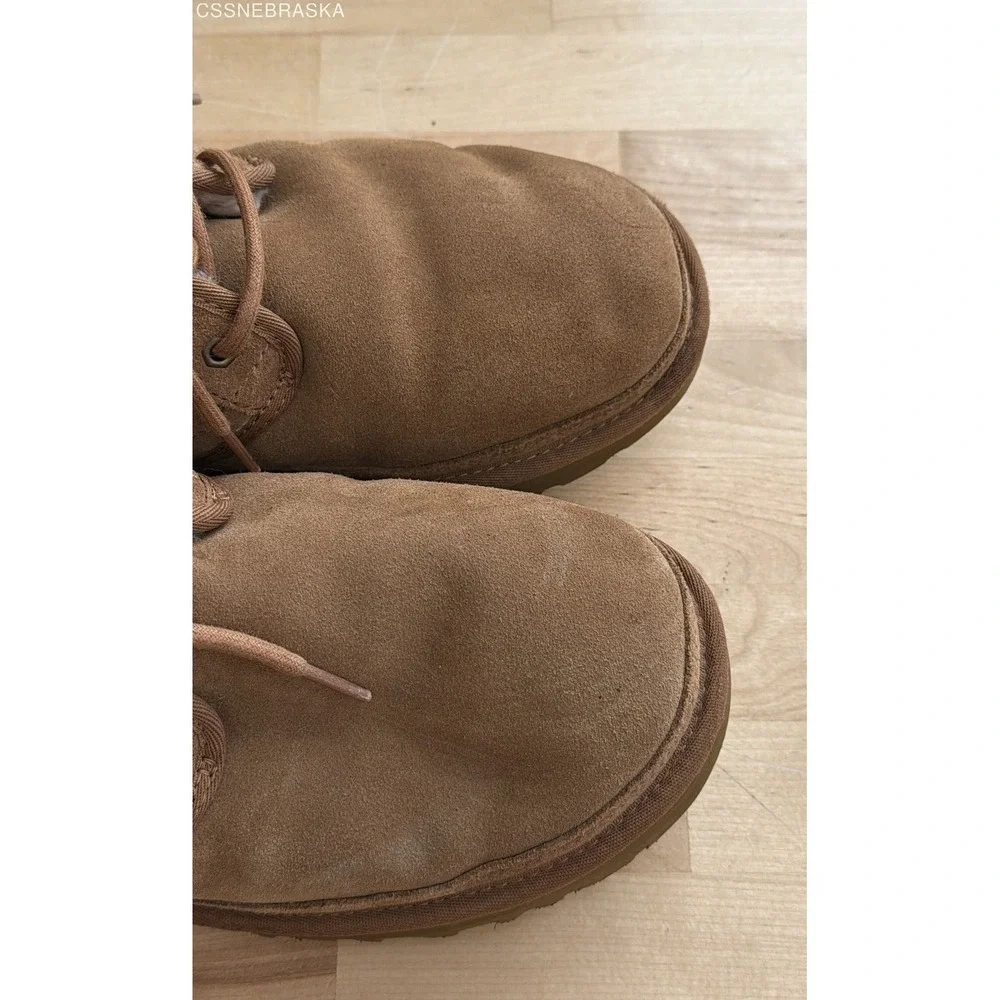 UGG Neumel Chestnut Suede Lace Up Chukka Boots Men's Size 12